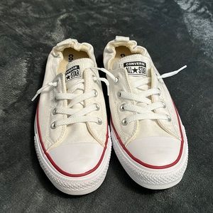 White slide on converse. Womens size 10.5